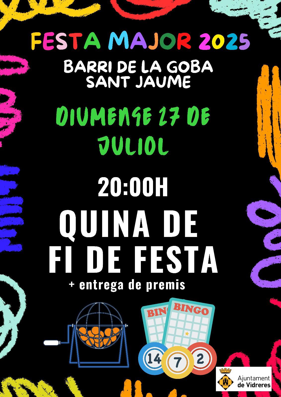 🎁 Quina de Fin de Fiesta